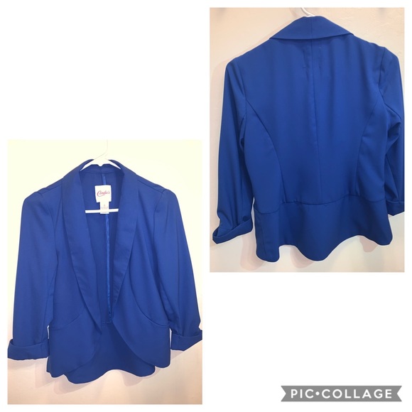 Candie's Jackets & Blazers - Candies size small royal blue blazer